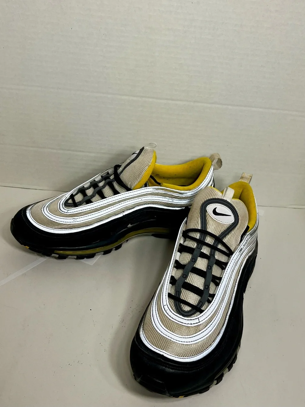 MEN'S 2018 NIKE AIR MAX 97 STEELERS RUNNING SNEAKERS - SIZE 12 (EXCELLENT)